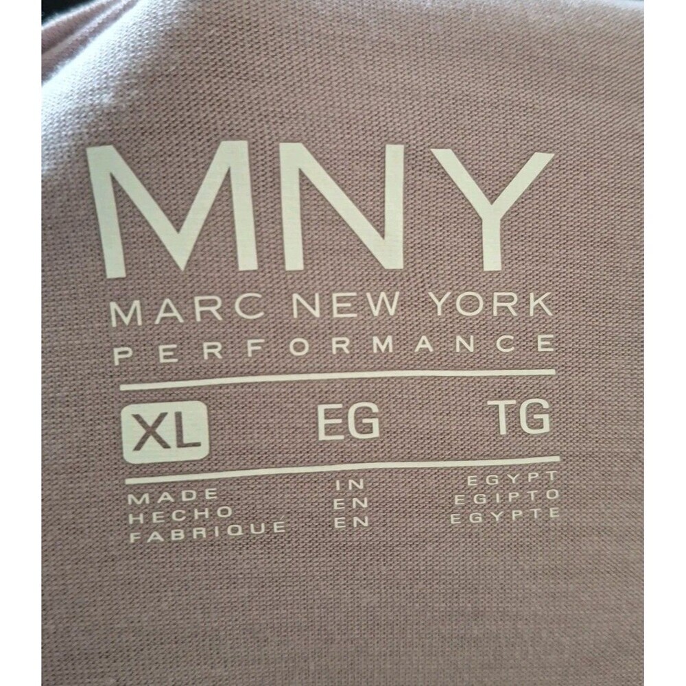 Marc New York Performance Top Shirt Size XL Lavender Plus Activewear Ruched New - Picture 3 of 8